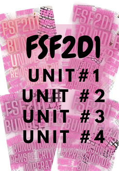 Preview of FSF2D1 Academic Grade 10 Core FLS Program (Ontario)