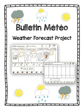 FSL Bulletin Météo - Weather Forecast Project by Olivia Giannotti