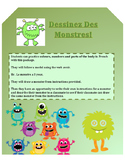 FSL Grade 4 Colours Numbers Body Parts - Dessinez Des Monstres