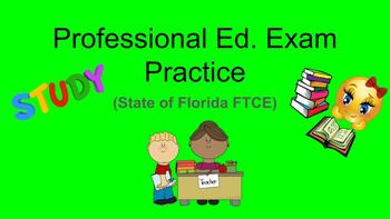 Preview of FTCE Professional Education Exam Practice