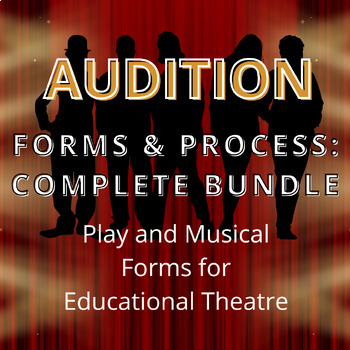 Preview of Audition Process Bundle - Extra-Curricular Theatre Play and/or Musical