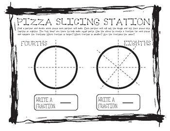Preview of FULL BUNDLE    Comparing Fractions with Pizza