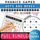 FULL BUNDLE! Dots & Boxes Game: Every Phonics Rule *UFLI A