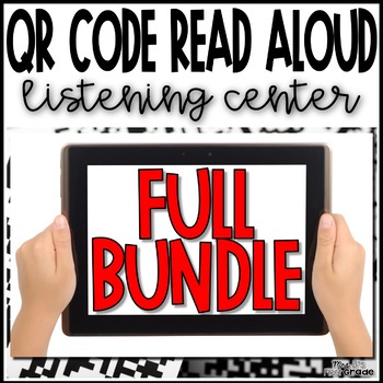 Preview of QR Code Read Aloud Listening Center | Full Bundle
