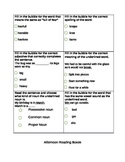FULL Common Core Reading Boxes for Daily 5, bell work, and