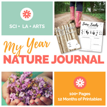 Preview of Nature Journal: 12 Months of STEAM, Outdoor Education, Writing, Art Activities
