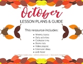 FULL October Lessons Plans & Guide