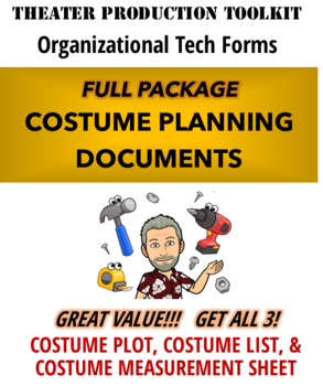Preview of FULL PACKAGE: Costume Planning Docs - Theater