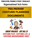 FULL PACKAGE: Costume Planning Docs - Theater