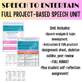 FULL Project-based Speech to Entertain Assignment Bundle! 