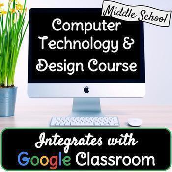 Preview of Computer Technology Course Bundle - Google Classroom - Online Distance Learning
