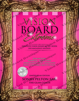 Preview of FULL SET Vision board kit in a book complete limited edition