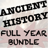 FULL YEAR ANCIENT HISTORY BUNDLE: Early Humans, Egypt, Ind