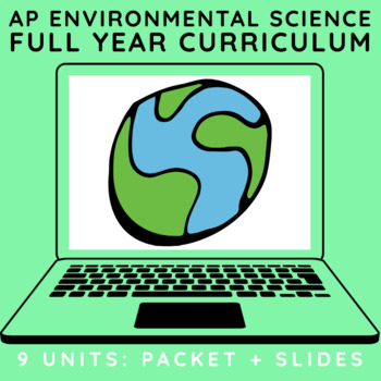 Preview of FULL YEAR CURRICULUM: AP Environmental Science (9 UNITS - PACKET & SLIDES)