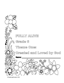 Preview of FULL YEAR Companion to Fully Alive -- Grade 6 -- Religious Studies/Family Life