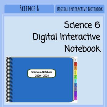 Preview of FULL YEAR Science 6 Digital Interactive Notebook (VA SOLs)