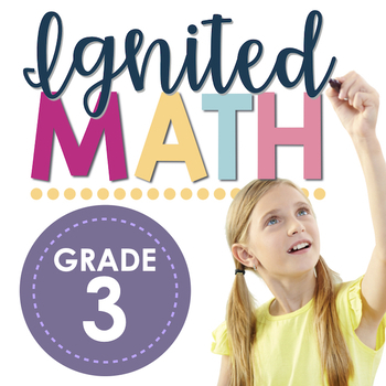 Preview of Grade 3 Ignited Math - FULL YEAR Spiral Math Bundle - Ontario Math Curriculum