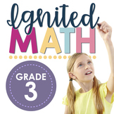 Grade 3 Ignited Math - FULL YEAR Spiral Math Bundle - Onta