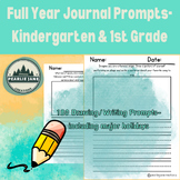 FULL YEAR Writing and Drawing Prompts for Kindergarteners 