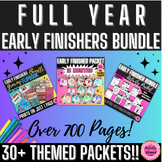 FULL YEAR of Early Finishers | FUN Activity Packets | Grow