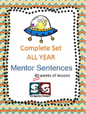 FULL YEAR of Mentor Sentences!! 40 Weeks of Lessons with Quizzes