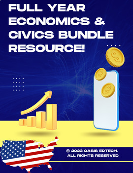 Preview of FULL Year Economics and Civics Resource Bundle!