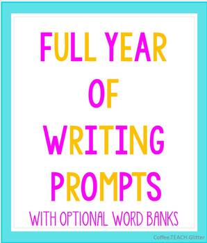 Preview of FULL Year of Writing Prompts