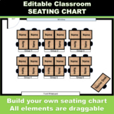 FULLY EDITABLE CLASSROOM SEATING CHART (assigned seating for desks AND carpet!)
