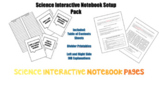 FULLY EDITABLE Science Interactive Notebook Setup Pack 