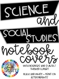 FULLY EDITABLE Science & Social Studies Notebook Covers VA SOLs