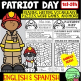FUN 9/11 Activities PATRIOT DAY in ENGLISH & SPANISH (Bili