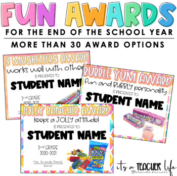 Preview of FUN AWARDS | End of Year Awards | Candy Theme