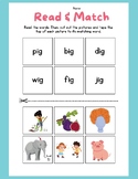 FUN CVC Word Family IG Worksheet Lift Flap Phonics Read Cu