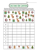 FUN Christmas Count 1 to 5 Bar Graphing Worksheet Color in