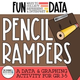 FUN DATA! "Pencil Rampers" {A Data & Graphing Activity}