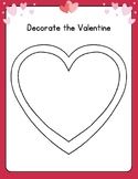 FUN Decorate the Valentine's Day Heart Printable Activity 