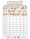 FUN Easter Count 1 to 10 Bar Graphing Worksheet Color in B