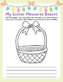 FUN Easter Memories Basket Draw & Write ELA Craft Printabl