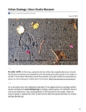 FUN & FREE: Urban Geology & Sidewalk Fossils