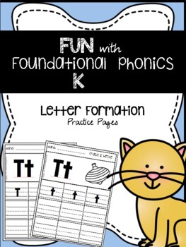 Preview of FUN Phonics: {Letter Formation Practice Pages}