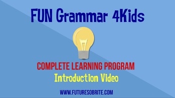 Preview of FUN Grammar 4Kids- Introduction Video