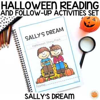 Preview of FUN Halloween Scary Story Pack  | Reading Comprehension, Vocabulary and Grammar