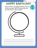 FUN Happy Earth Day Globe Craft Draw & Write ELA How I Can