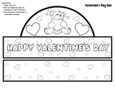 FUN Happy Valentines Day Hat Craft CUTE Printable for Kids