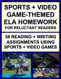 Fun Reading Activities | Sports & Video Game Theme | Print