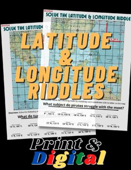 Preview of FUN Latitude & Longitude Riddles