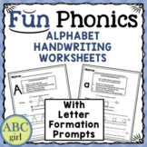 FUN PHONICS Alphabet Handwriting Worksheets