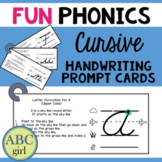FUN PHONICS Cursive Handwriting Prompt Cards