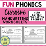 FUN PHONICS Cursive Handwriting Worksheets