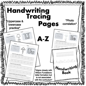 Preview of FUN PHONICS Handwriting Practice Sheets